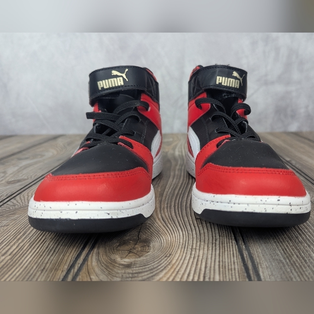 Puma Size 3.5C Youth High top Sneakers Like New - Picture 2 of 10